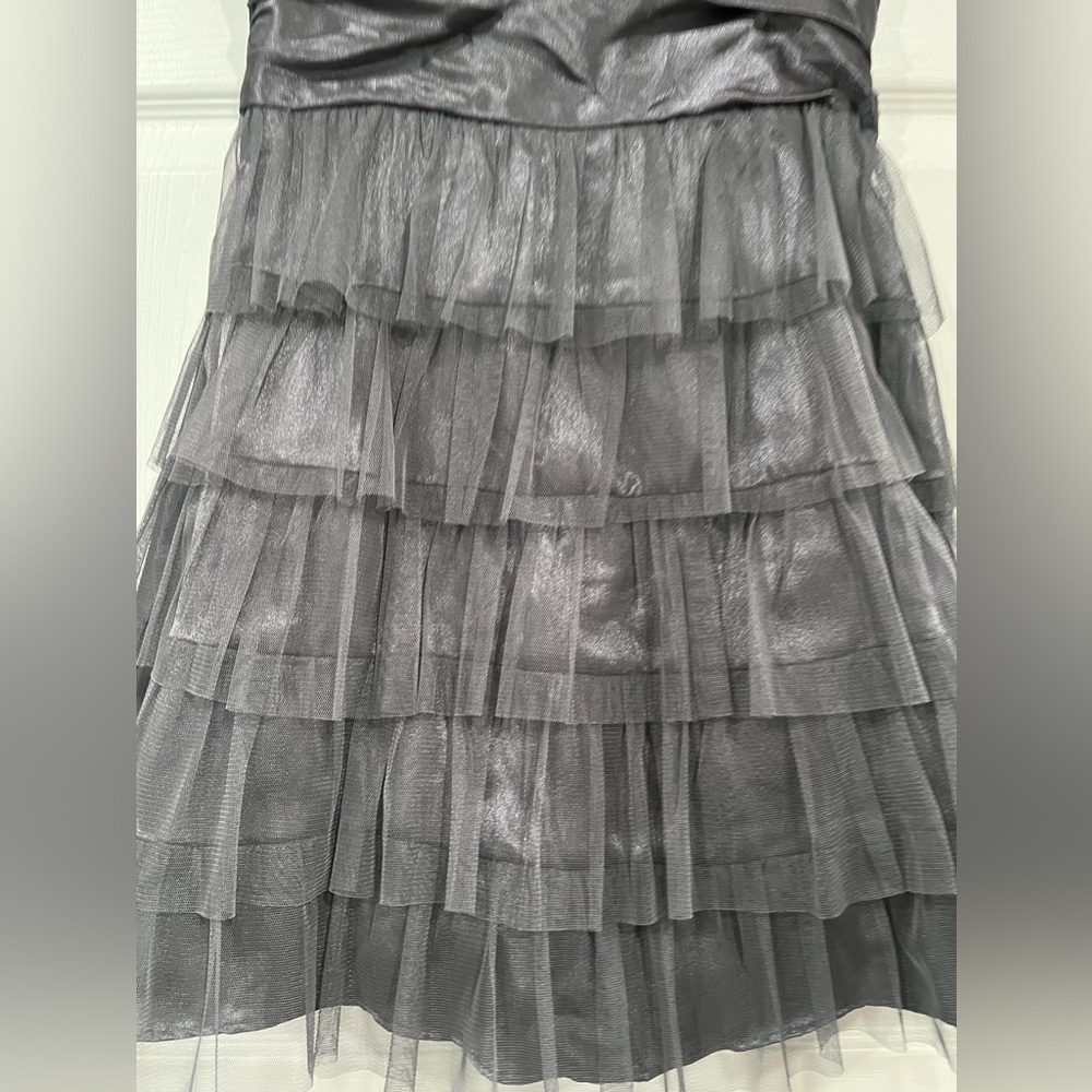Masquerade Platinum mini dress size 11/12 - Picture 2 of 5